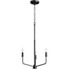Quorum Lighting Harmony 3 - Light Chandelier in  Matte Black - 2 of 4