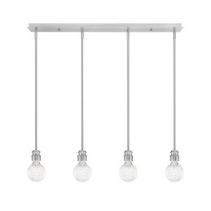 Toltec Lighting Edge 4 - Light Chandelier in  Brushed Nickel - 1 of 1