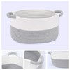 REGALWOVEN 2 Pack Woven Handles Shelf Closet Storage Basket - 3 of 4