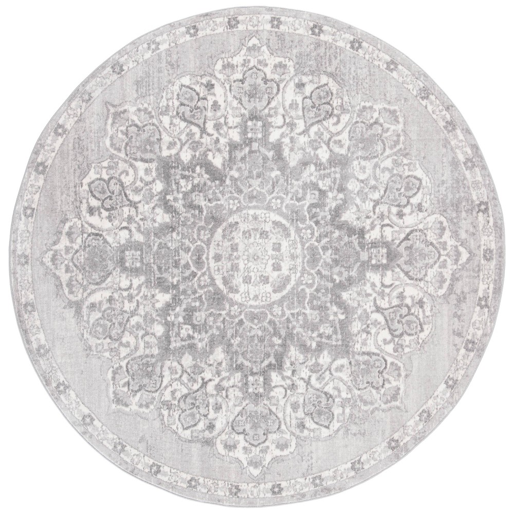 6'7in Round Cori Rug Gray/Ivory - Safavieh