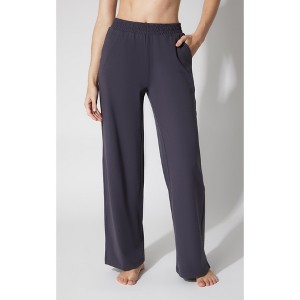 Yogalicious Womens Lux Avenue Side Pocket Wide Leg Pant - 1 of 3