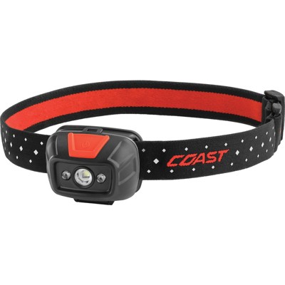 Coast 330 Lm Black/red Led Head Lamp Aaa Battery : Target