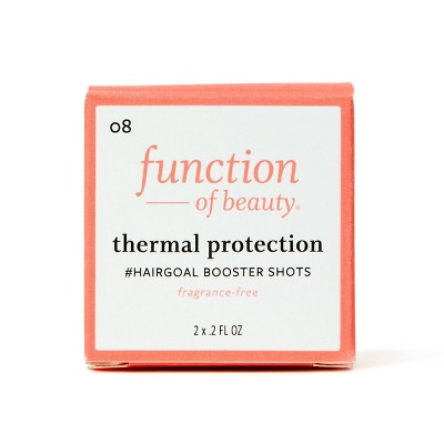 Function of Beauty Thermal Protection #HairGoal Booster Shots with Sesame Protein - 2pk/0.2 fl oz