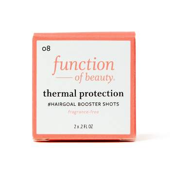 Function of Beauty Thermal Protection #HairGoal Add-In Booster Treatment Shots with Sesame Protein - 2pk/0.2 fl oz