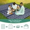 Waterproof  Outdoor Rug - Reversible Patio Carpet, UV & Stain Resistant, Portable RV Mat for Camping, Deck, Picnic - 4 of 4