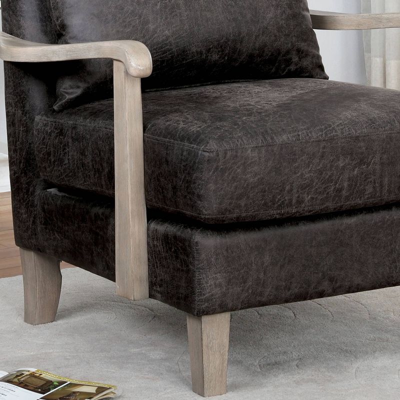 Forrester Wood Arm Accent Chair - miBasics
, 4 of 5