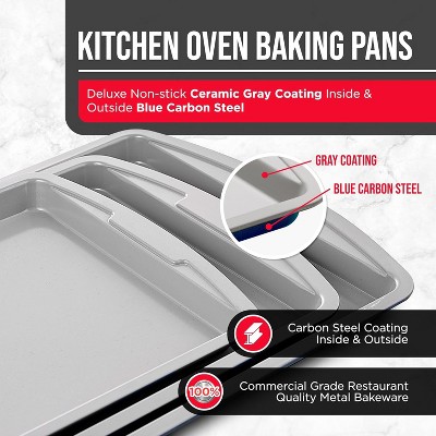 Bakken 3-Piece Non-Stick Carbon Steel Cookie Sheet Set
