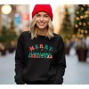 Simply Sage Market Women's Graphic Sweatshirt Merry Christmas Trees - 2 of 4