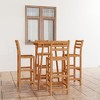 vidaXL Outdoor Bar Set Natural Acacia Solid Acacia wood Medium Strong - 2 of 4