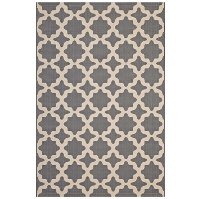 Modway Cerelia Moroccan Trellis 8x10 Indoor and Outdoor Area Rug