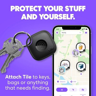Tile by Life360 Tile Mate Bluetooth Tracker - Thumbnail 3