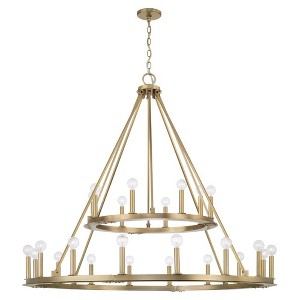 Capital Lighting Pearson 24 - Light Chandelier in  Aged Brass - 1 of 3