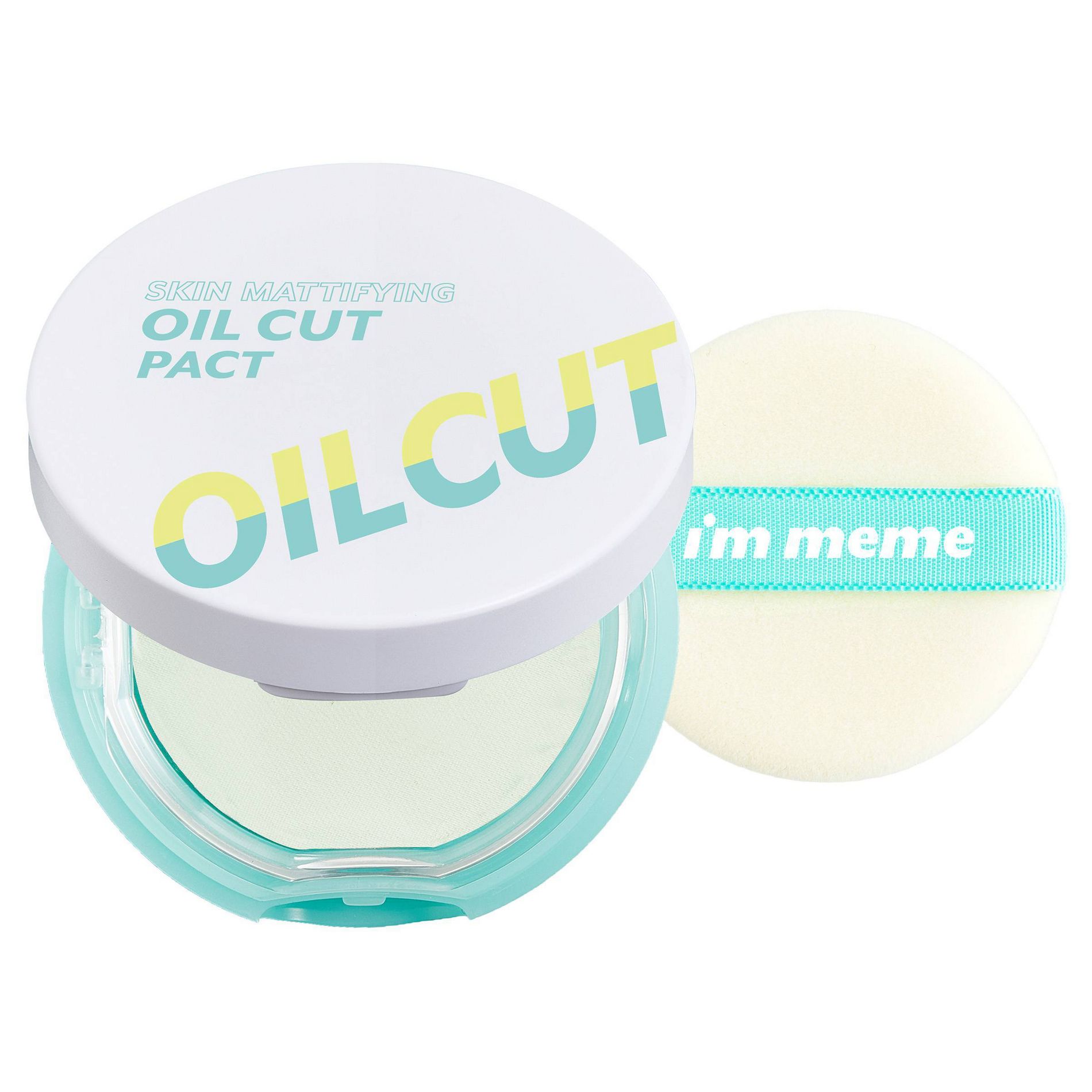 I'm Meme Oil Cut Pact - 0.35 fl oz: Pressed Powder, Makeup Setting, For Normal and Oily Skin