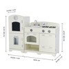 Teamson Kids Little Chef Fairfield Retro Modular Play Kitchen with Interactive Refrigerator, Sink and Stove with Accessories, Off-White/Chrome - 4 of 4