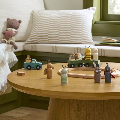 Beechwood Spring Animal Peg Pals Figurine Set, 6-Piece