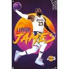 Trends International NBA Los Angeles Lakers - LeBron James 20 Unframed Wall Poster Print Clear Push Pins Bundle 14.725" x 22.375" - 4 of 4