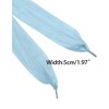 INSPIRE CHIC Solid Color Wrinkled Extra Wide Flat Athletic Shoelaces 1 Pair - 3 of 4