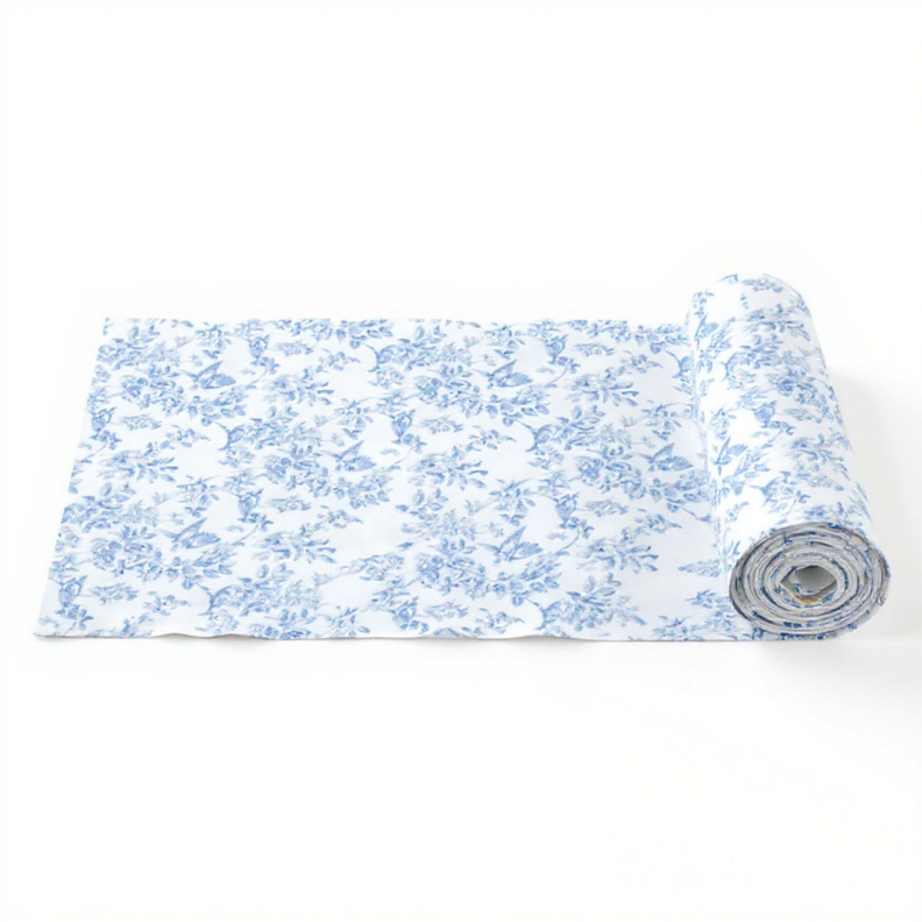 Alilang Vintage Floral Print Table Runner with Classic Woven Detailing