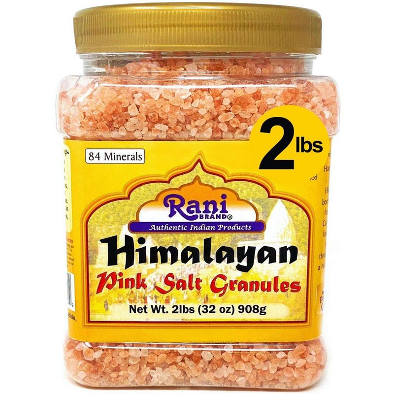 Himalayan Pink Salt Granules - 32oz (2lbs) 908g - Rani Brand Authentic Indian Products, 1 of 6