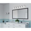 Progress Lighting Gather 6-Light Bath Bracket, Polished Chrome, Etched Glass Shades - 3 of 4