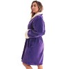 Just Love Womens Plush Solid Robe | Ladies Bathrobe - image 2 of 3