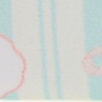 blue green cartoon print style