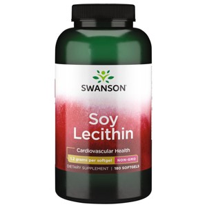 Swanson Soy Lecithin Non-Gmo 1.2 g 180 Softgels. - 1 of 1