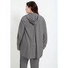 June + Vie by Roaman's Women's Plus Size Zip-Up French Terry Hoodie - 3 of 4