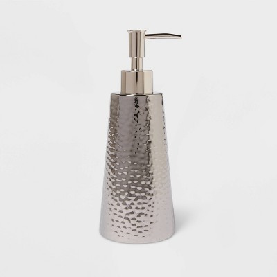 silver soap pump