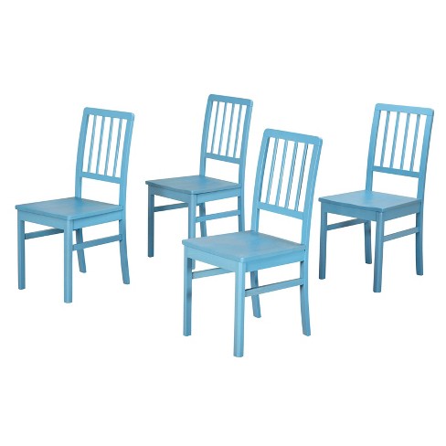 Set Of 4 Camden Wood Slat Back Dining Chairs Buylateral Target