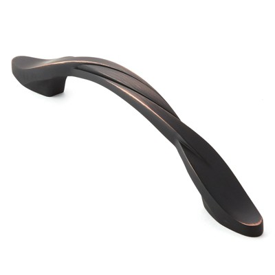 Cauldham Pack Solid Braided Kitchen Cabinet Pulls Handles (5" Hole Centers) - Drawer/Door Hardware - Style M260 - Oil Rubbed Bronze