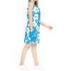 LA LEELA Women's Summer Loose Mini Vacation Beach Dress Beachwear Swim Suit Casual Bathing Suit Cover Ups - image 3 of 4