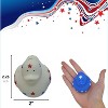 Patriotic Rubber Ducks (24 Pack) - 2 Inches Memorial Day & 4th of July Party Favors, Gifts for Kids and Adults by 4E's Novelty - 4 of 4