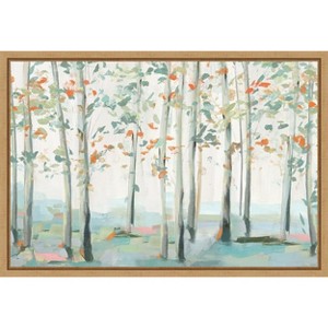 Amanti Art Emerald Forest III by Isabelle Z Canvas Wall Art Print Framed 23 x 16-in. - 1 of 4
