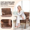 CAVINAS Modern Accent Chair, Living Room Chair with Extra-Thick Backrest, Wingback Chair for Bedroom, Living Room, Lounge Chair Indoor - 2 of 4