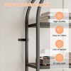 CuisinSmart 5-Tier Arched Open Display Racks, Industrial Freestanding Bookshelves, Tall Storage Rack Organizer for Bedroom Living Room Office - 3 of 4