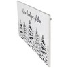 Northlight Flocked Christmas Tree "Where Treetops Glisten" Wall Art Decoration - 19.75" - 4 of 4