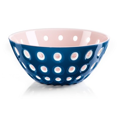 Guzzini Le Murrine Mediterranean Blue and Pink 9.8 Inch Bowl