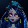 Monster High Skullector Corpse Bride Collectible Doll, Emily in Gothic Wedding Dress with Veil - 3 of 4