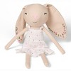 MiniMoi Bella Cotton/Linen Bunny Doll Pink One Size - 2 of 4