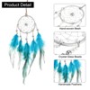 Unique Bargains Small Handmade Macrame Dream Catchers for Home Decoration 2 Pcs - 4 of 4