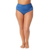 Women's Plus Live In Color High Waisted Shirred Bottom - 4 of 4