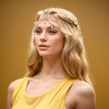 Unique Bargains Faux Gemstone Multi-layered Headpiece Gold Tone 1 Pc - 2 of 4