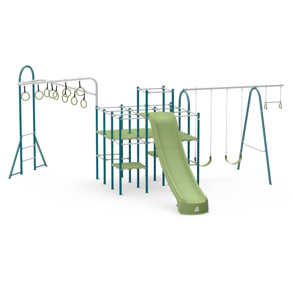 Skywalker Trampolines ActivPlay Base Camp Playground and Jungle Line