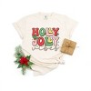 Simply Sage Market Women's Holly Jolly Vibes Distressed Short Sleeve Garment Dyed Tee - 3 of 4