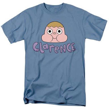 Clarence Head Adult T-Shirt Carolina Blue Large: Crew Neck, Short