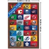 Trends International NHL League - Logos 25 Framed Wall Poster Prints - 3 of 4