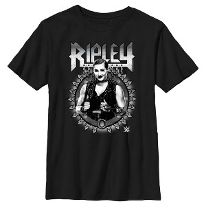 Boy's WWE Ripley Black and White Photo T-Shirt - 1 of 4