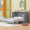 Queen Size Murphy Bed with Large Drawers - 2 of 4