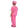 Dress Up America Pink Doctor and Nurse Costume Scrubs For Girls - image 2 of 3